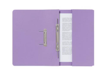 Exacompta Guildhall Pocket Spiral File 285gsm Mauve (25 Pack)
